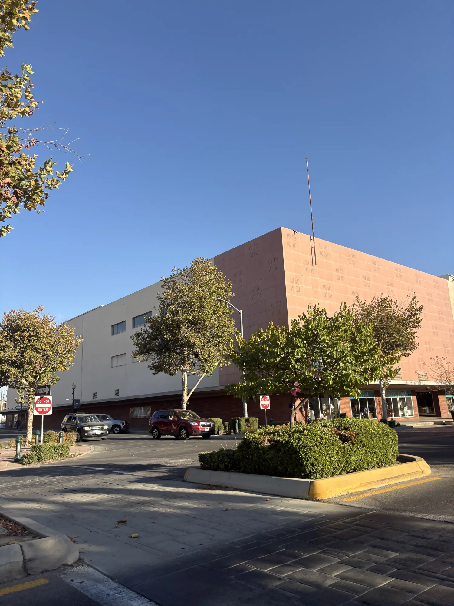 Commercial buildings in downtown Bakersfield