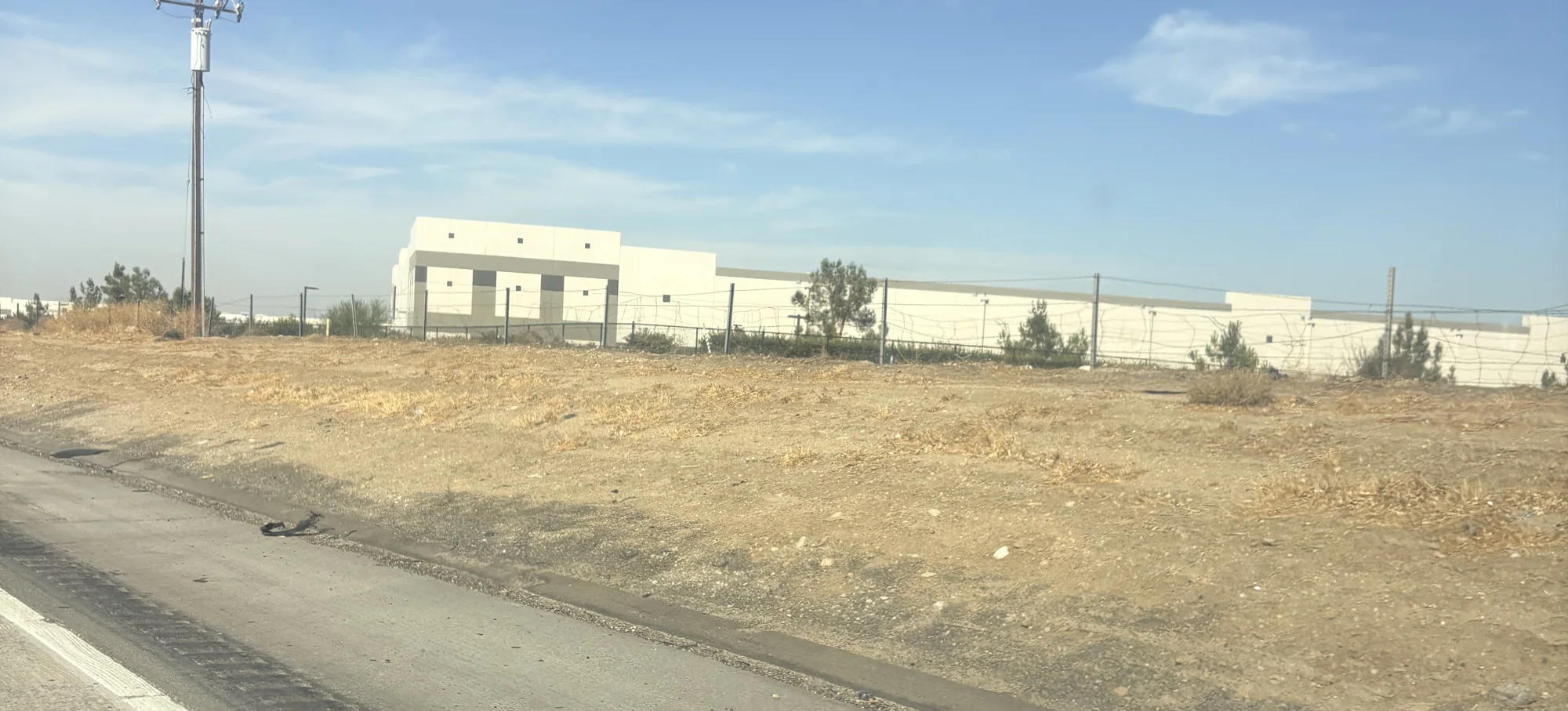 Commercial warehouse at Tejon Ranch Commerce Center, Kern County