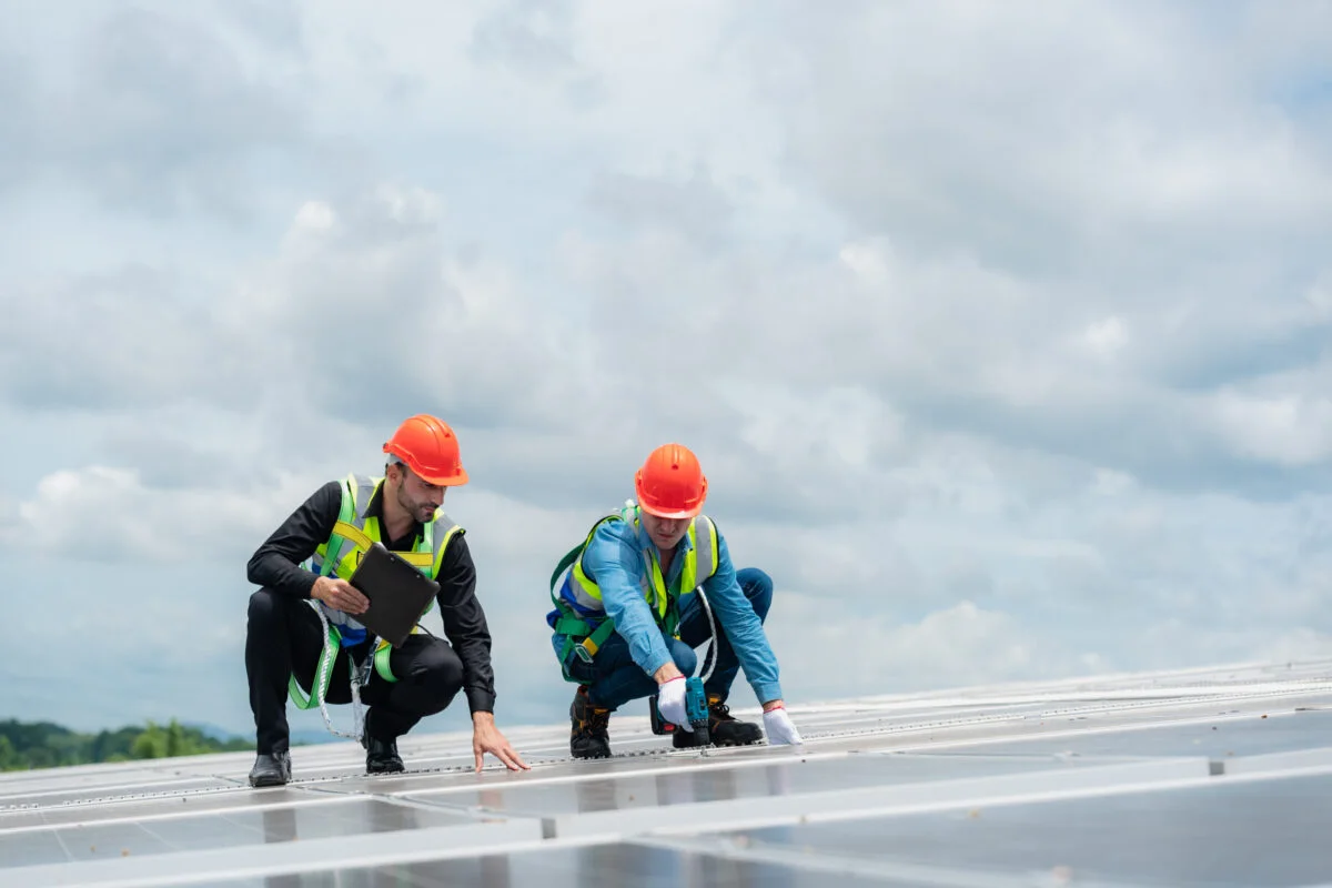 Commercial roof or building exterior